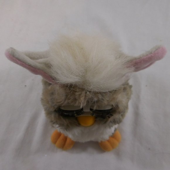 1998 Original Gray & White Furby w/ Blue Eyes model #70-800 Generation 1 Works - Picture 8 of 8